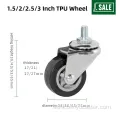 Light-Duty Tread Stem PU Chair Wheel